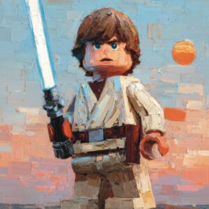 Luke Skywalker artwork by ANDSAL