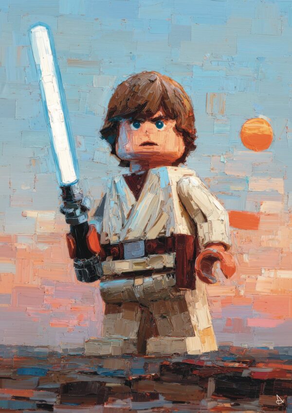 Luke Skywalker artwork by ANDSAL