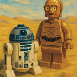 ANDSAL artwork with R2D2 and C3PO