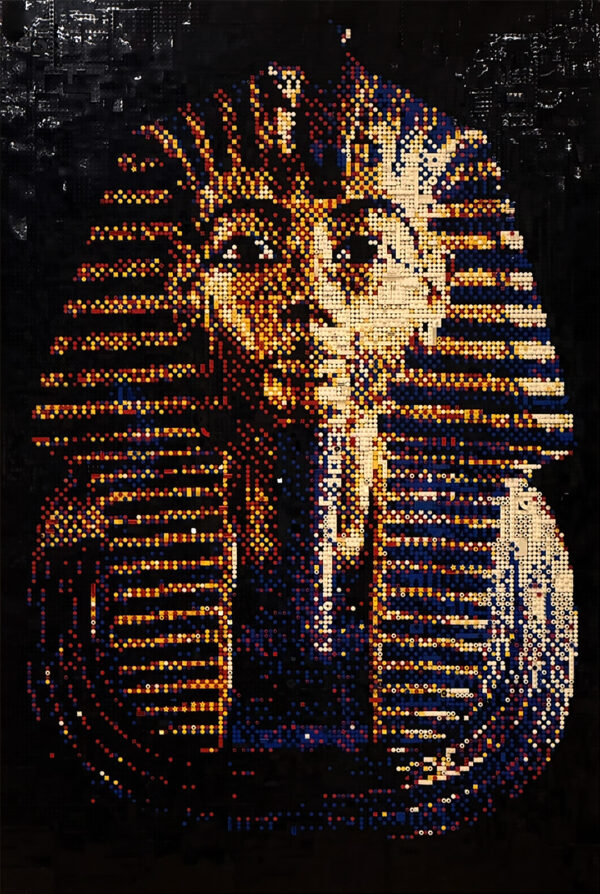 Illusion of Gold artwork door LEGO® Master Marcel de Jong